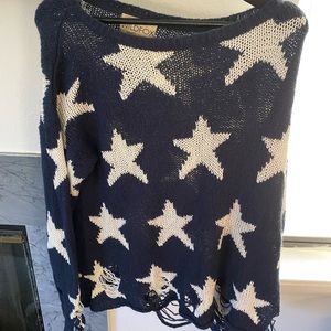 Wild fox star sweater ** worn once